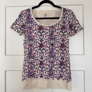 Tory Burch Short Sleeve Cotton Tee